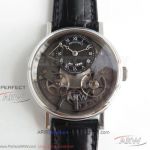Swiss Replica Breguet Tradition 7057 Off-Centred Black Dial 40 MM Manual Winding Cal.507 DR1 Watch 7057BB/G9